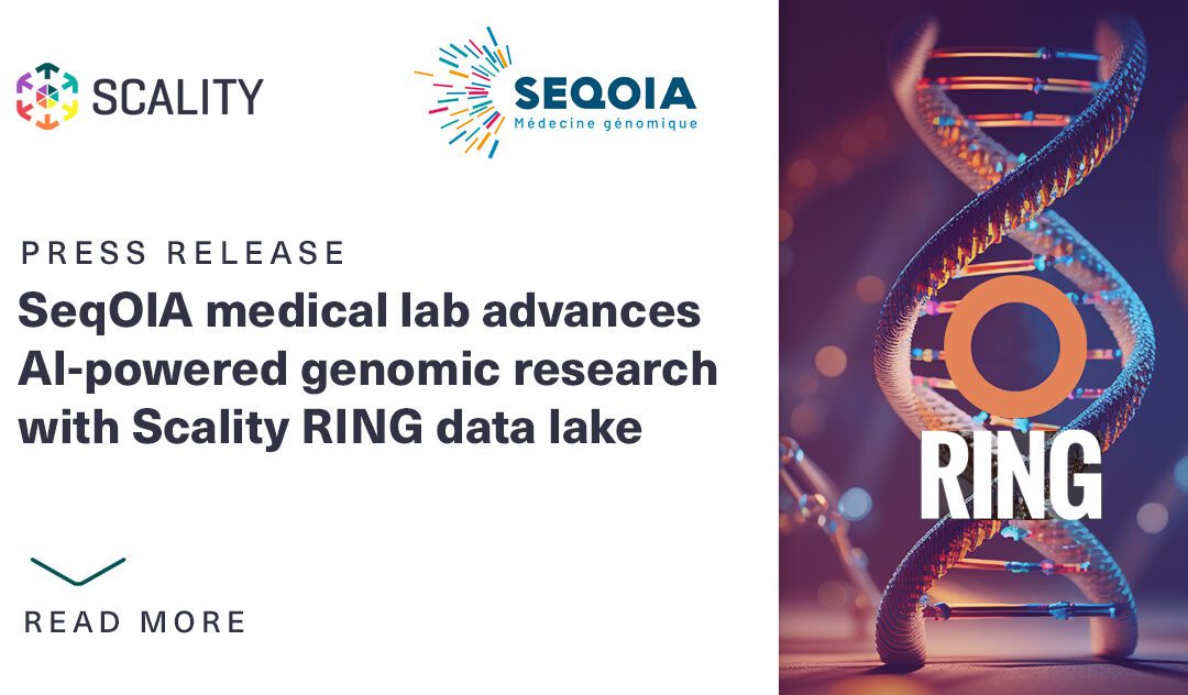Scality RING advances AI-powered genomic research with petabyte-scale data lake at SeqOIA medical biology lab
