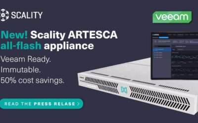 La nouvelle appliance all-flash ARTESCA de Scality accélère la récupération des données critiques de l'entreprise grâce à une protection extrême des sauvegardes.