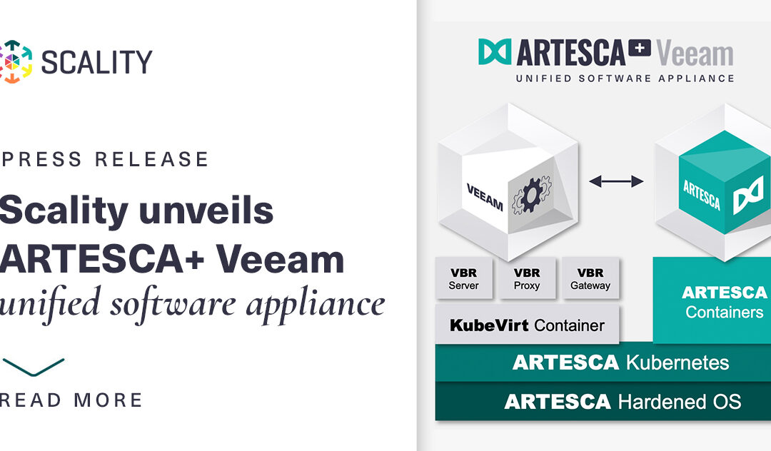 Scality unveils ARTESCA+ Veeam unified software appliance