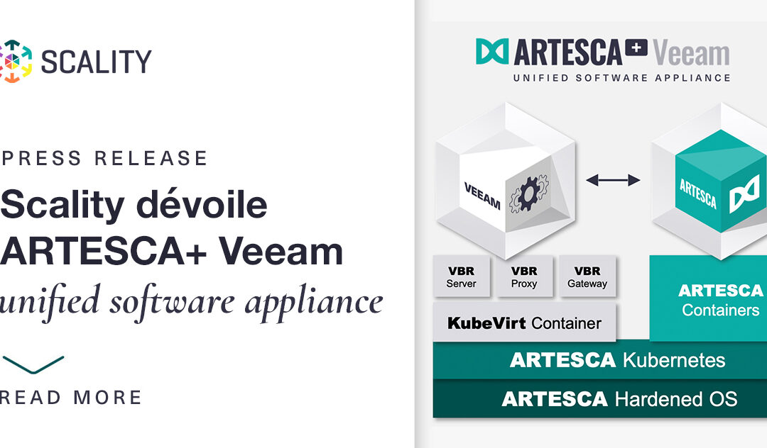 Scality dévoile ARTESCA+ Veeam, une appliance logicielle unifiée