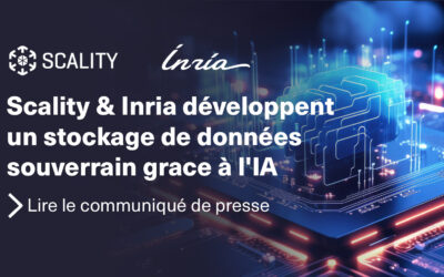 Stocker des données de manière sûre, souverainé et eco-responsable : un partenariat entre Scality et Inria