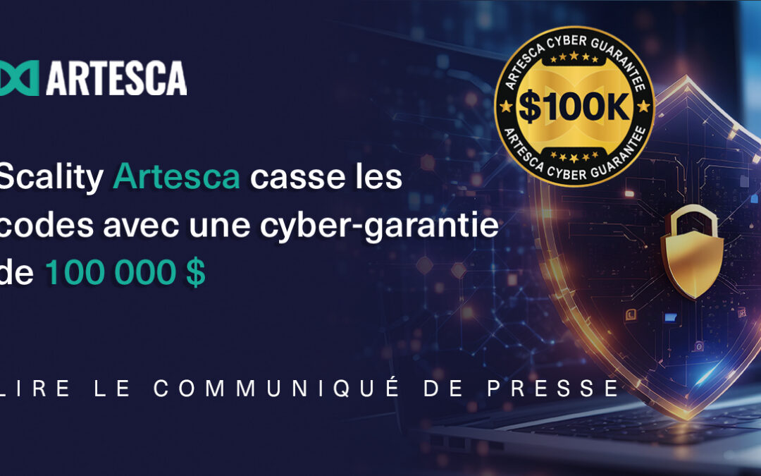 Scality casse les codes avec une cyber-garantie de 100 000 $ !